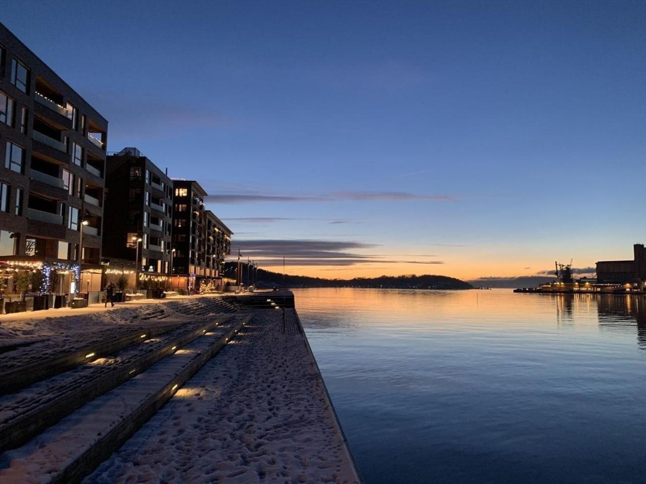 Luxury 2-Bedroom Apartment With Seaview In Oslo City Center Extérieur photo
